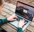Person using MacBook